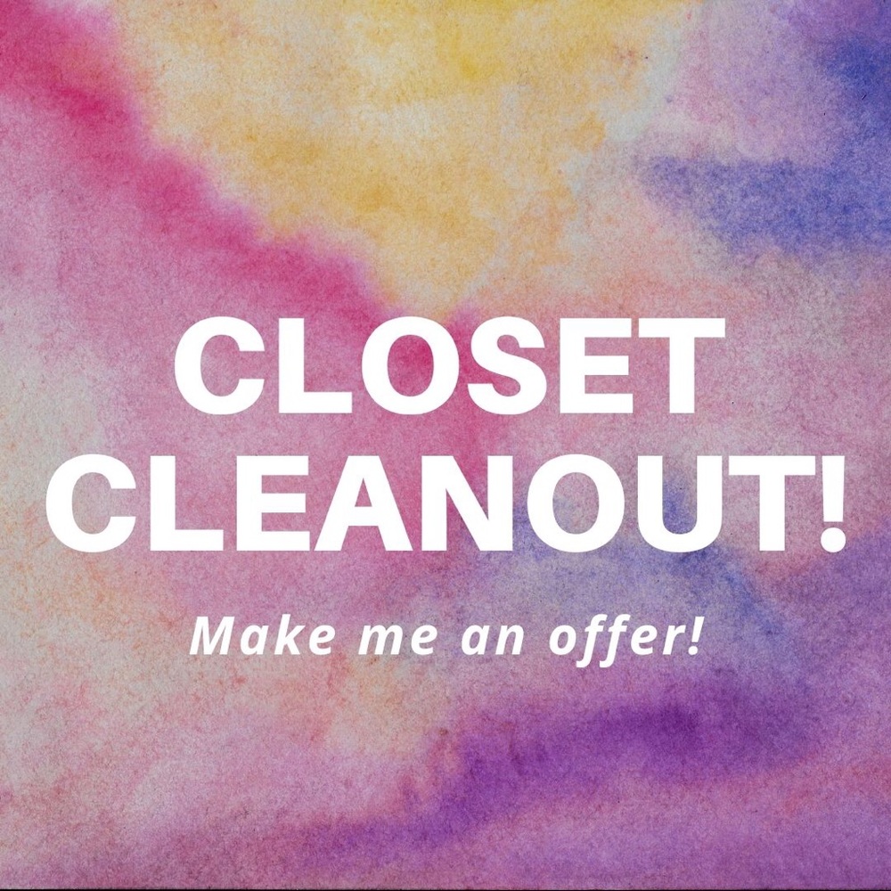 CLOSET CLEANOUT!